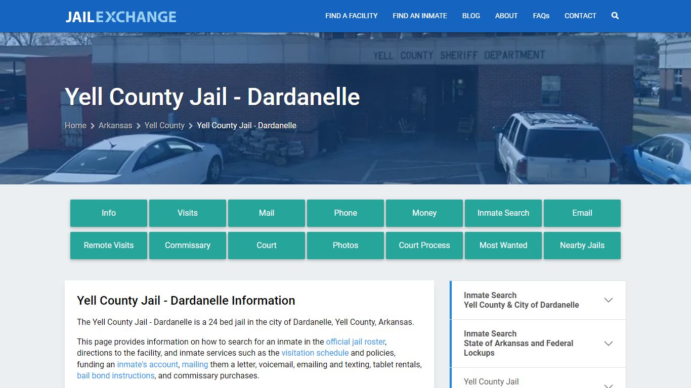 Yell County Jail - Dardanelle, AR Inmate Search, Information